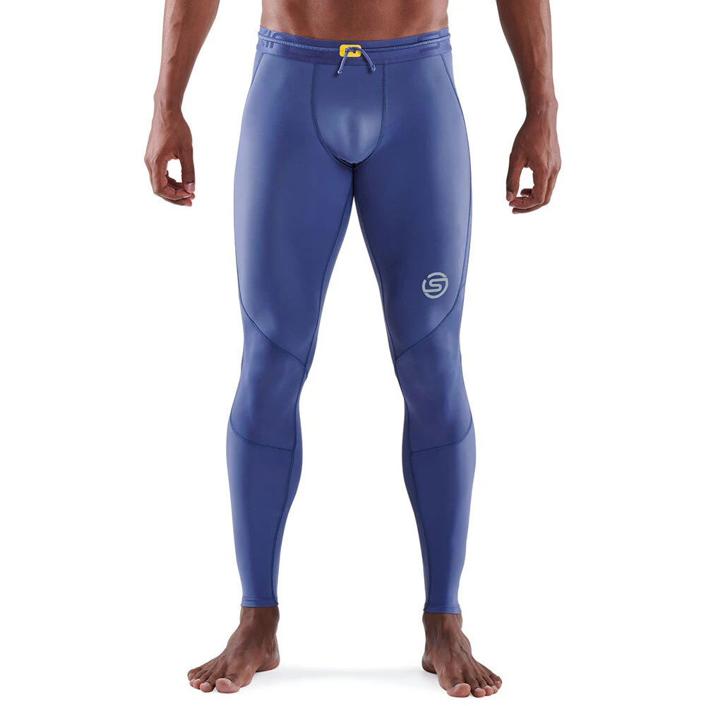 Skins Compression Series 3 Mens Long Tights Sport Activewear/Gym/Training Blue