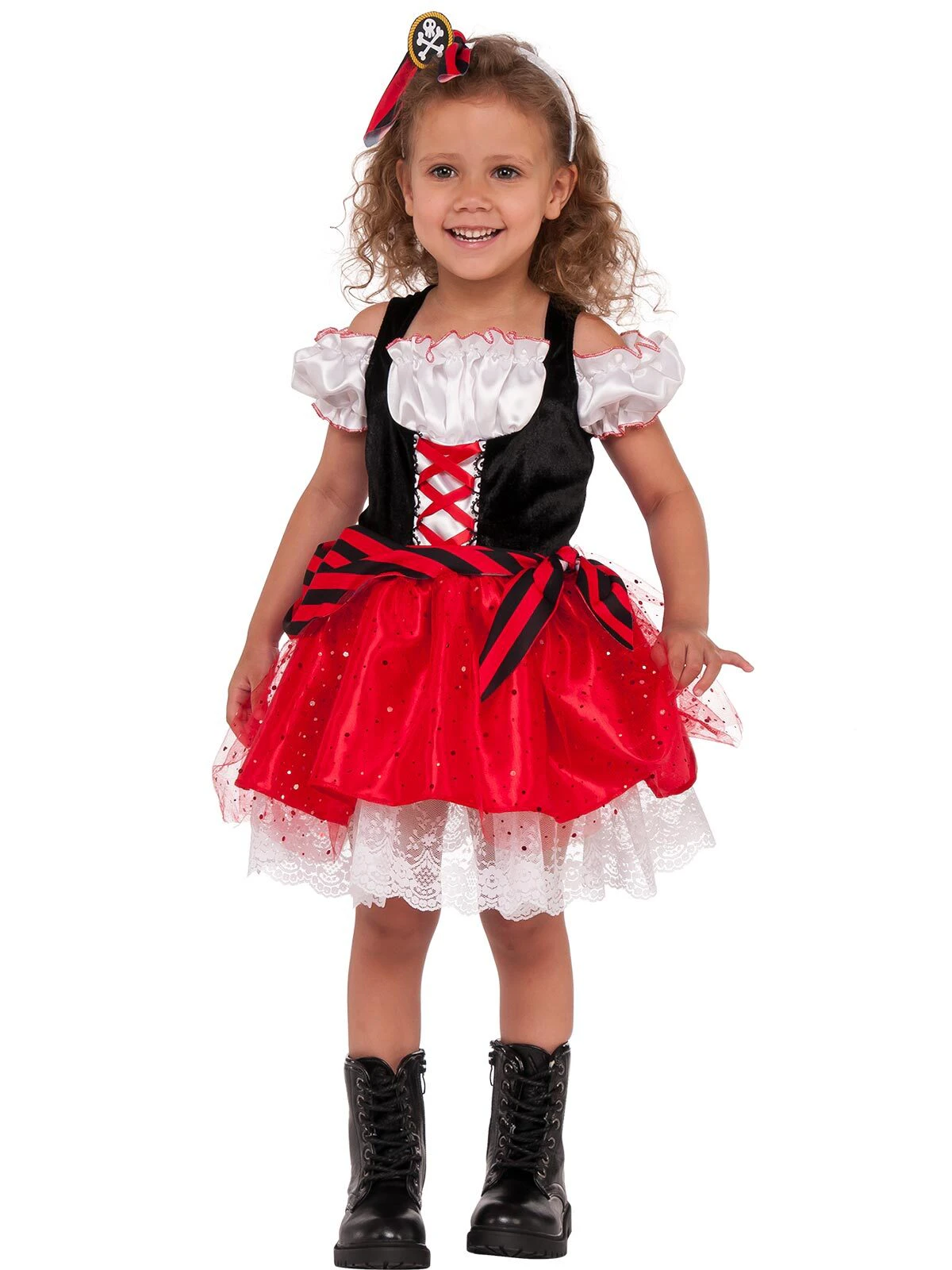 Halloween Book Week - Sweet Pirate Kids Costume 3 x Sizes By Rubie's - Multicoloured