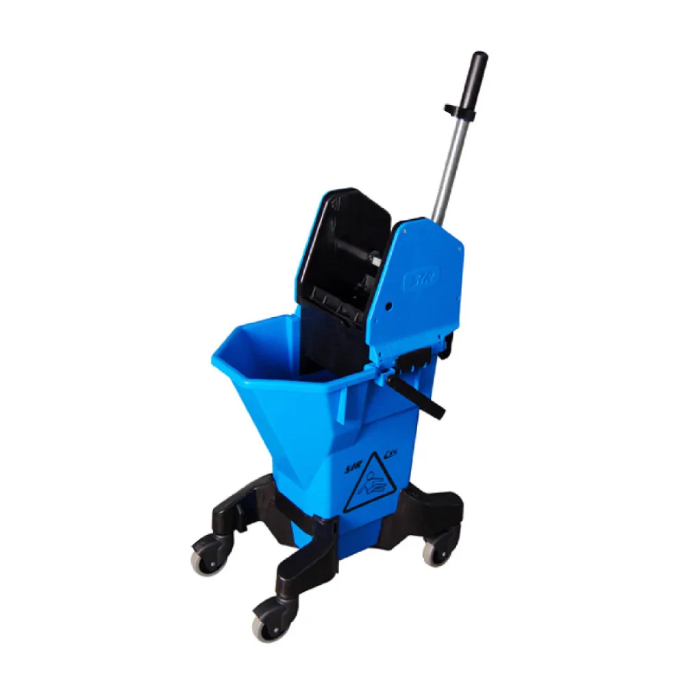 SYR Long Tall Sally Combo Mopping Bucket For Kentucky & Flat Mop Cleaner Blue