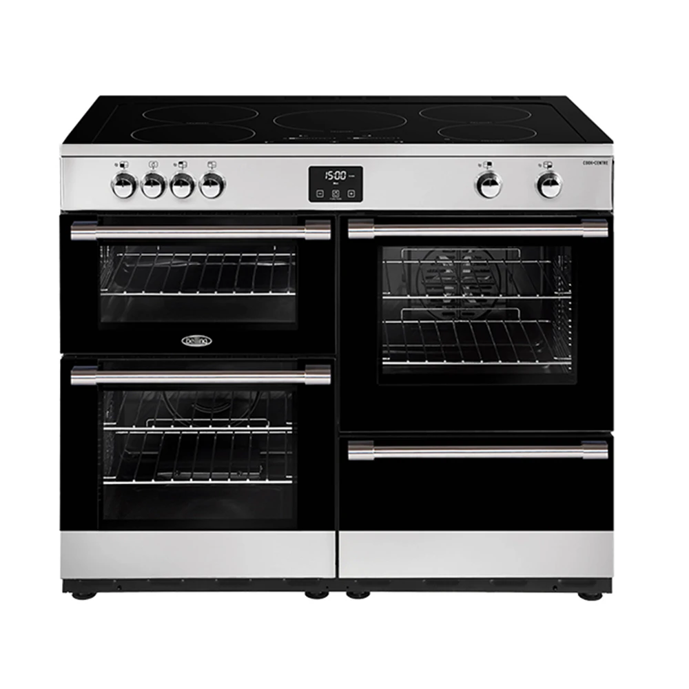 Belling 110cm Cookcentre Induction Range Cooker Electric Oven Stainless Steel