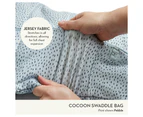 Ergopouch Cocoon Baby Organic Cotton Swaddle Bag TOG 2.5 Grey Marle