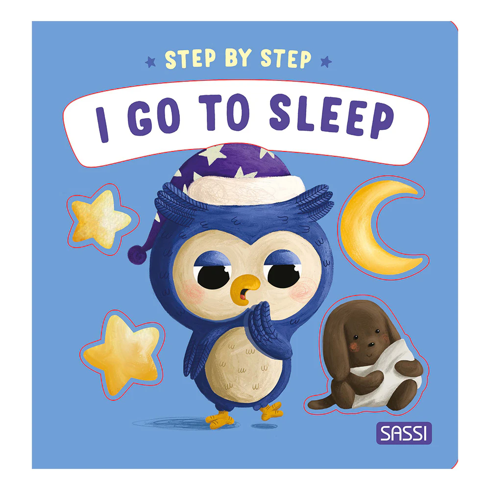 Sassi Step by Step I go to Sleep Educational Childrens Board Book 0+