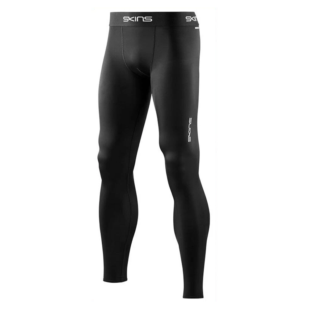 Skins Compression DNAmic Force Mens Long Tights Sports Activewear/Gym Black