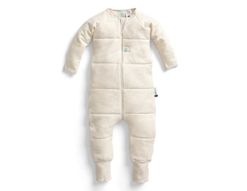 ErgoPouch Sleep One Piece TOG 3.5 Kids/Toddler Cotton Oatmeal Marle