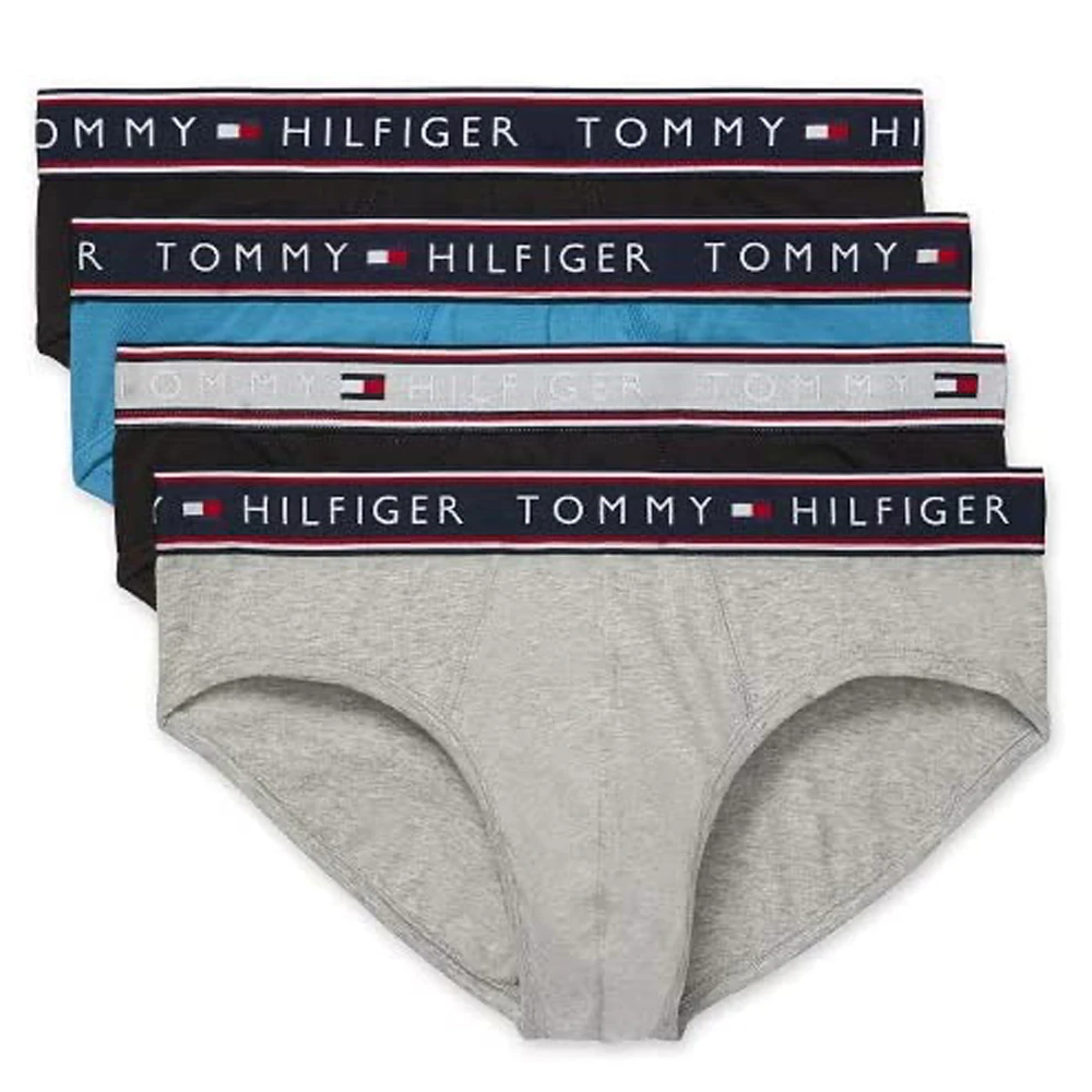 4PK Tommy Hilfiger Men's Cotton Stretch Briefs Everyday Underwear Multi