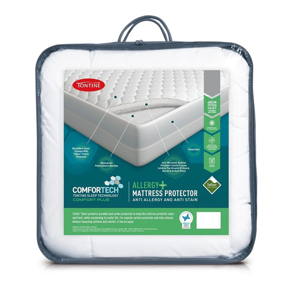 Tontine Comfortech Comfort Plus Anti Allergy Mattress Protector