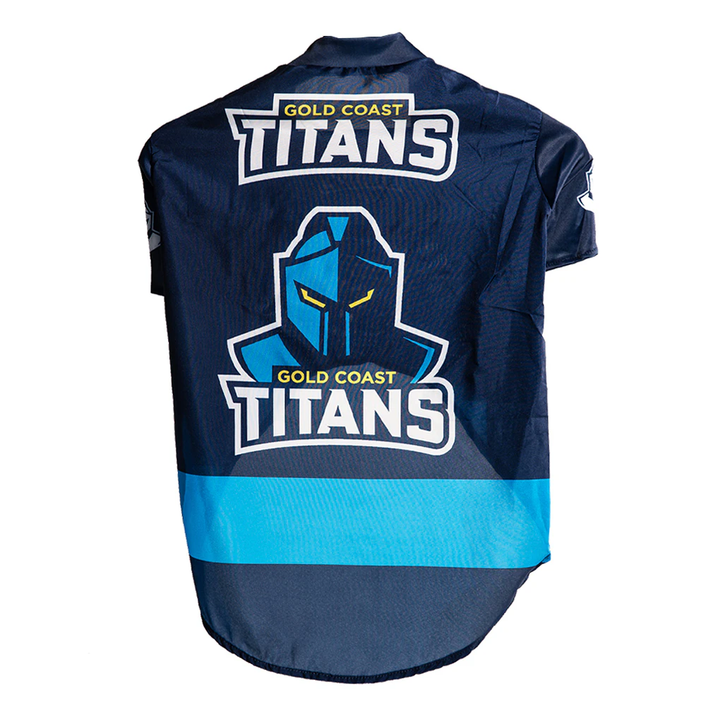 NRL Gold Coast Titans Pet Dog/Puppy Sports Breathable Jersey Clothing/Costume