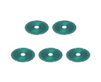 5PCS Multifunctional Cutting Saw Blade OD100mm ID20mm Green Angle Grinder Cutting Disc for Glass