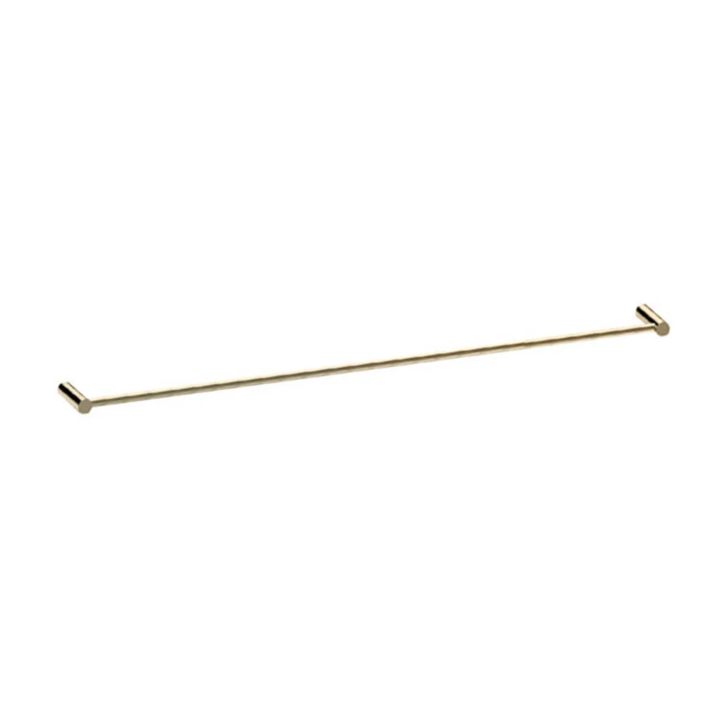 ALDER AVVA Round Single Towel Rail - 800mm - Brass