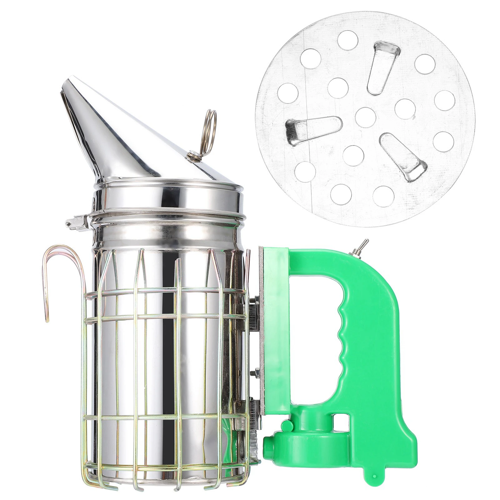 Electric Stainless Steel Beehive Smoker Detachable Beekeeping Equipment Tool USB/Battery Powered