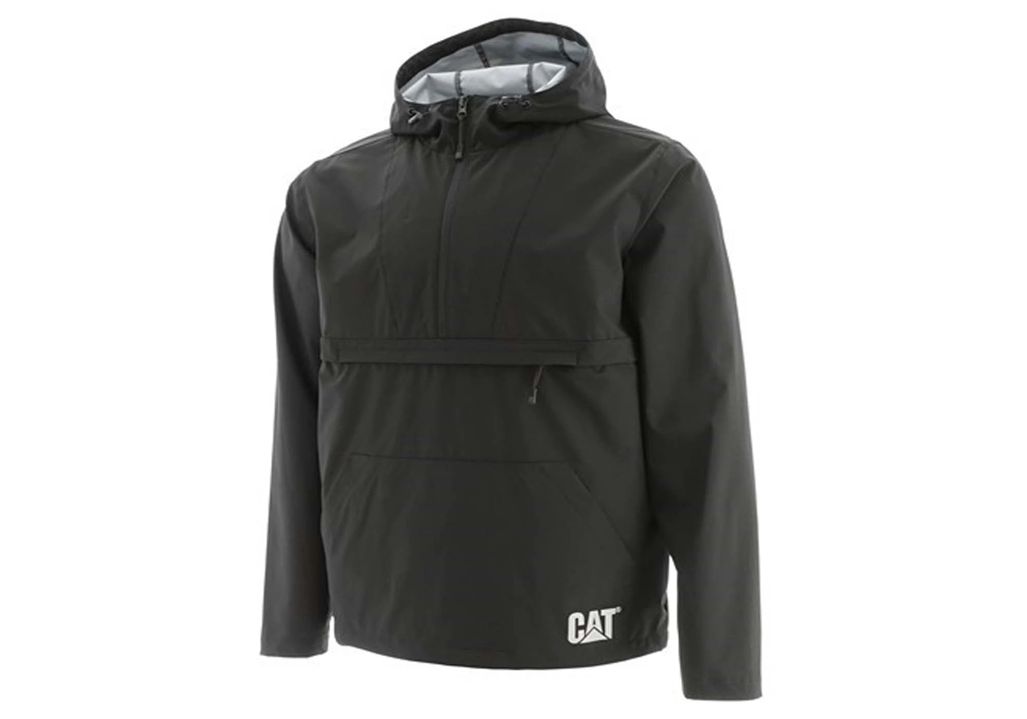 Caterpillar Mens Comfortable Trade Packable Anorak - Black