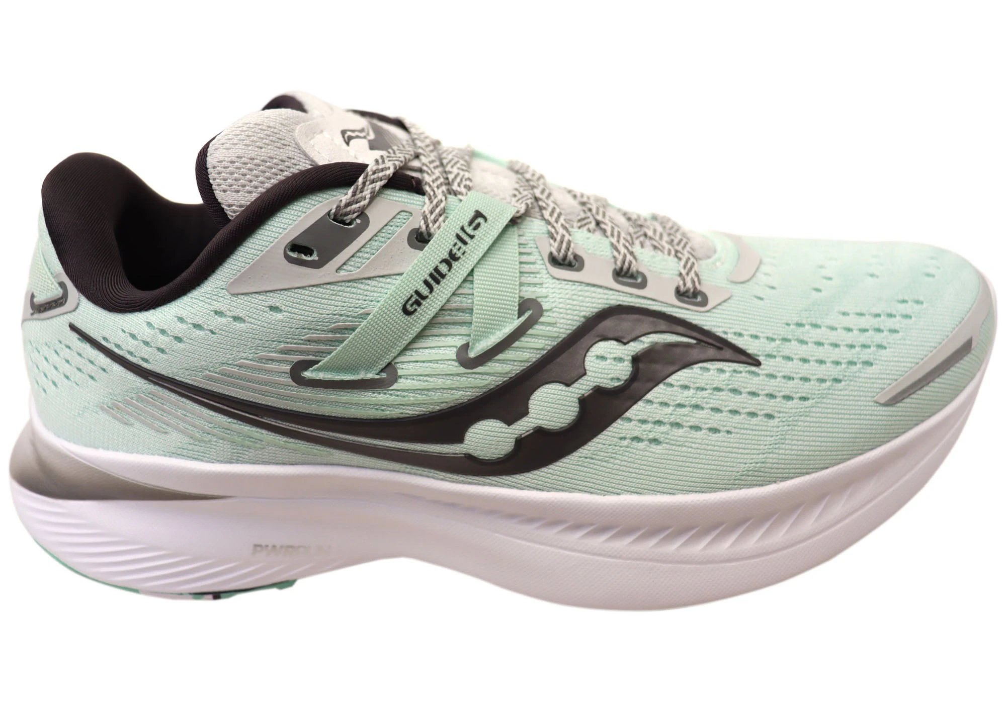 Saucony Womens Guide 16 Comfortable Lace Up Athletic Shoes - Fog Sprig