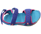 Merrell Kids Comfortable Panther Sandals With Adjustable Straps - Turquoise Purple