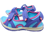 Merrell Kids Comfortable Panther Sandals With Adjustable Straps - Turquoise Purple