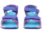 Merrell Kids Comfortable Panther Sandals With Adjustable Straps - Turquoise Purple