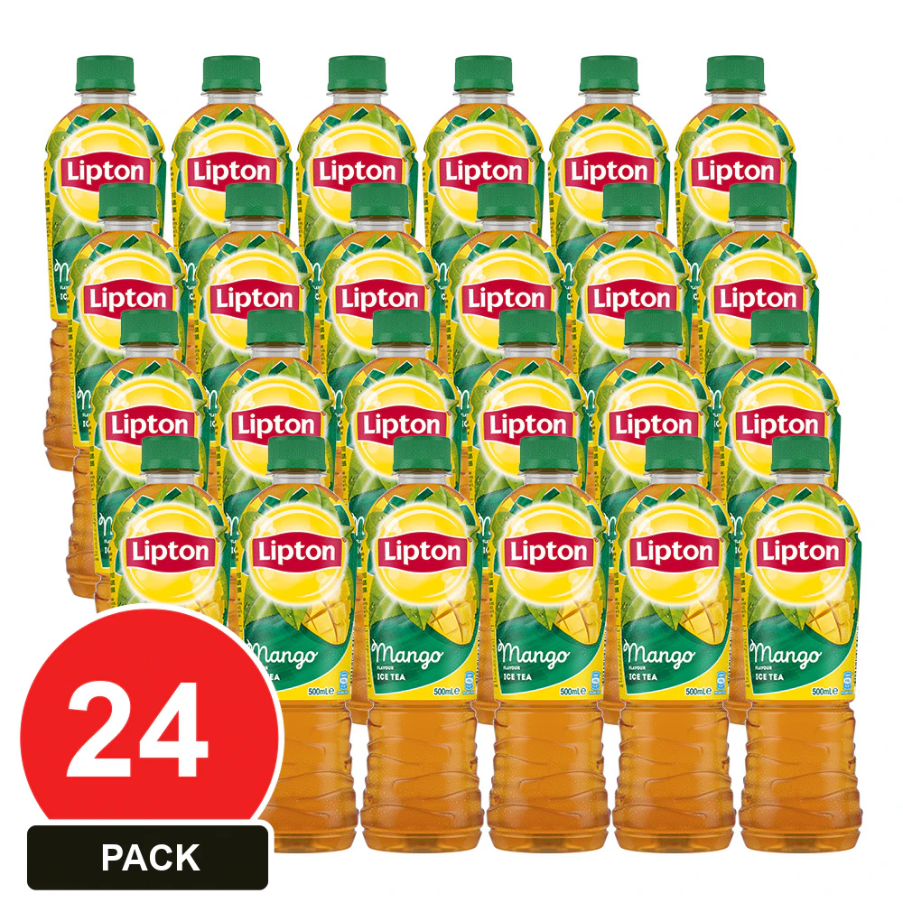 24 Pack, Lipton Ice Tea 500ml Mango 24pk