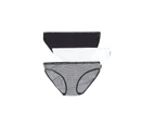 12 X Bonds Womens Hipster Bikini Underwear Briefs Black & White Cotton - Multi