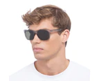 Solarized Male Comfort D-Frame Crystal Pewter D-Frame Sunglasses