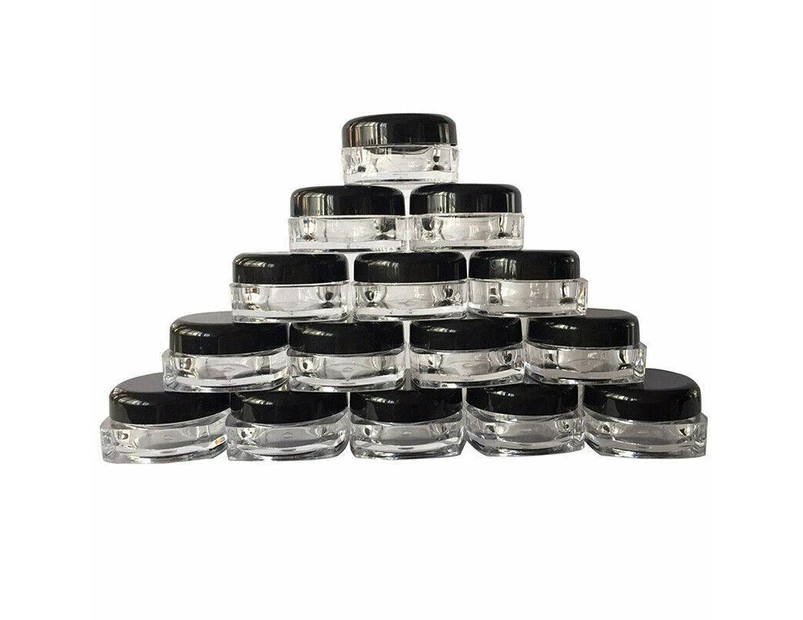 Up 200Pc 3G Sample Bottle Cosmetic Makeup Jar Pot Face Cream Lip Balm Containers