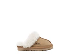 AUSTRALIAN SHEPHERD(R) UGG Slippers Kids Australian Sheepskin Wool Muffin - Chestnut