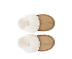 AUSTRALIAN SHEPHERD(R) UGG Slippers Kids Australian Sheepskin Wool Muffin - Chestnut