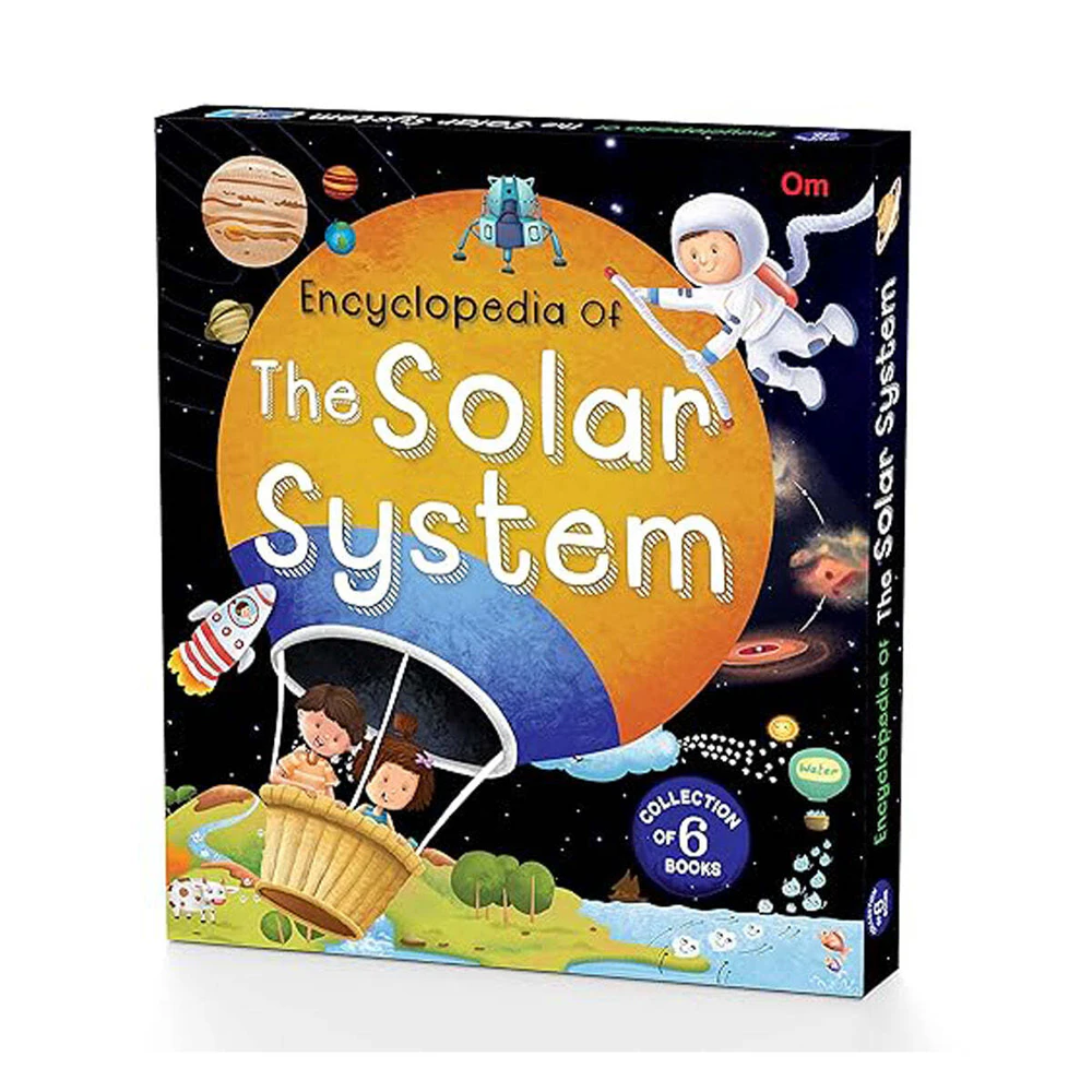 6pc Om Publishing Encyclopedia Of The Solar System Book Collection Set 4-8Y+