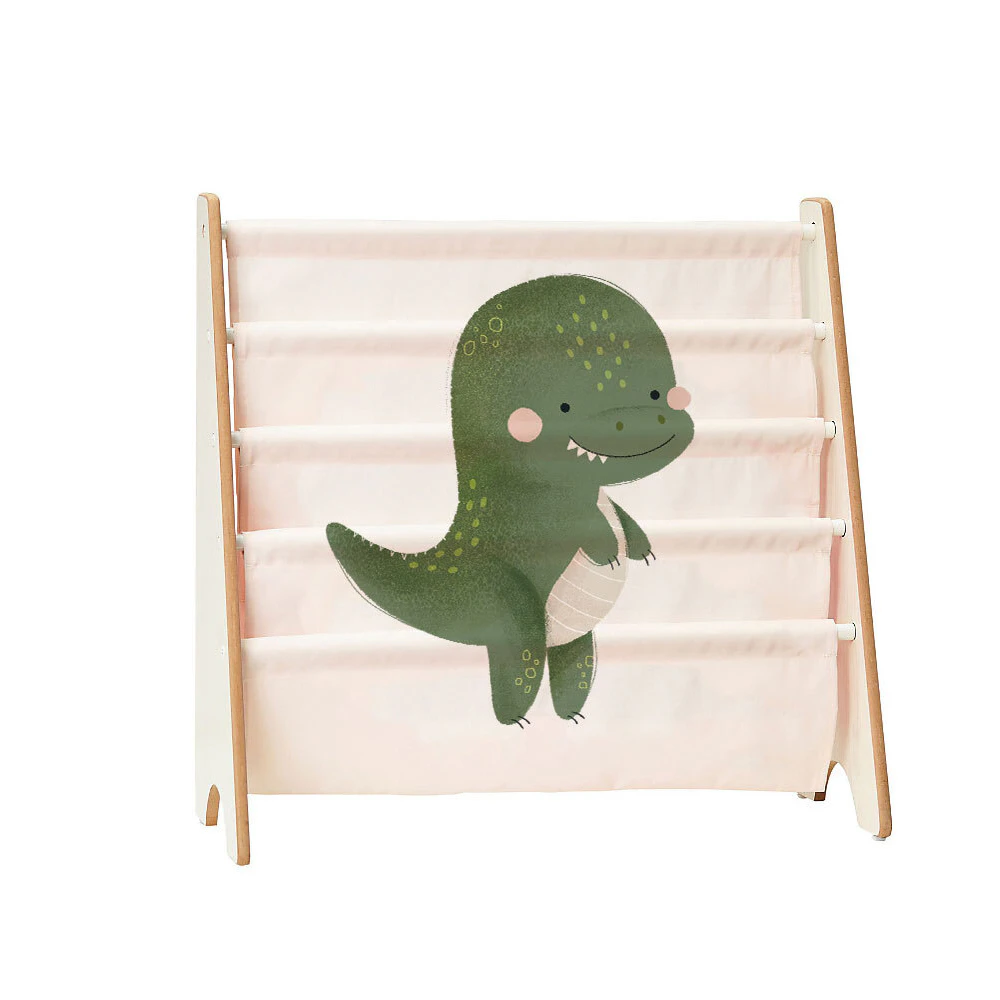 Sassi Book Storage Rack Cracky the Dinosaur Kids/Childrens Bedroom Decor 3+