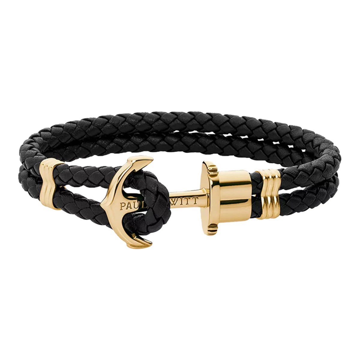 Paul Hewitt Phrep Black Leather XXL Bracelet