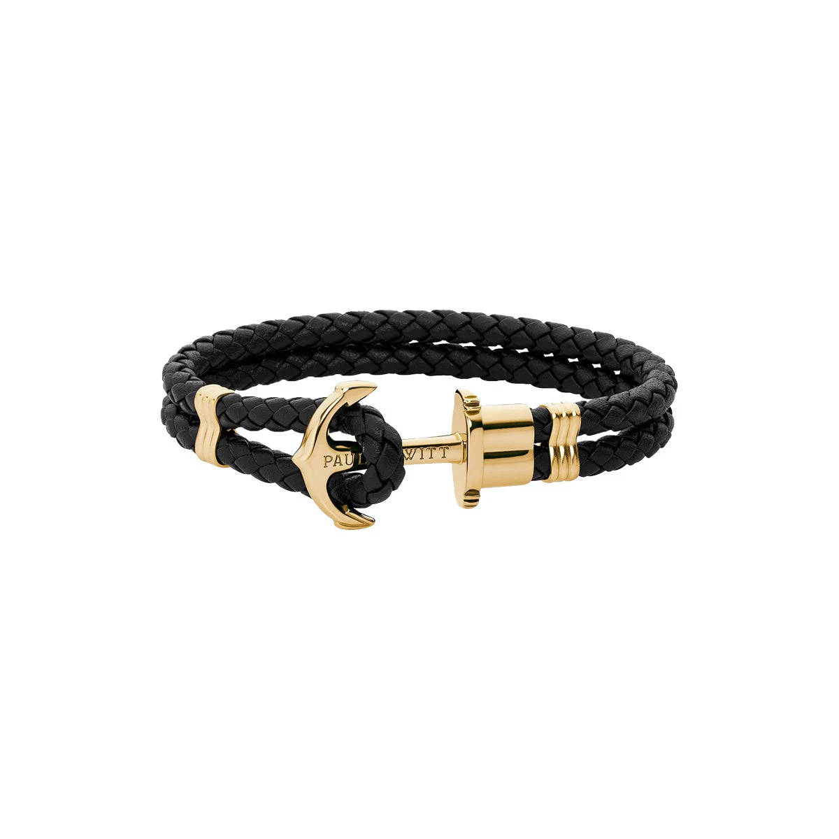 Paul Hewitt Phrep Nylon Black Gold L Bracelet