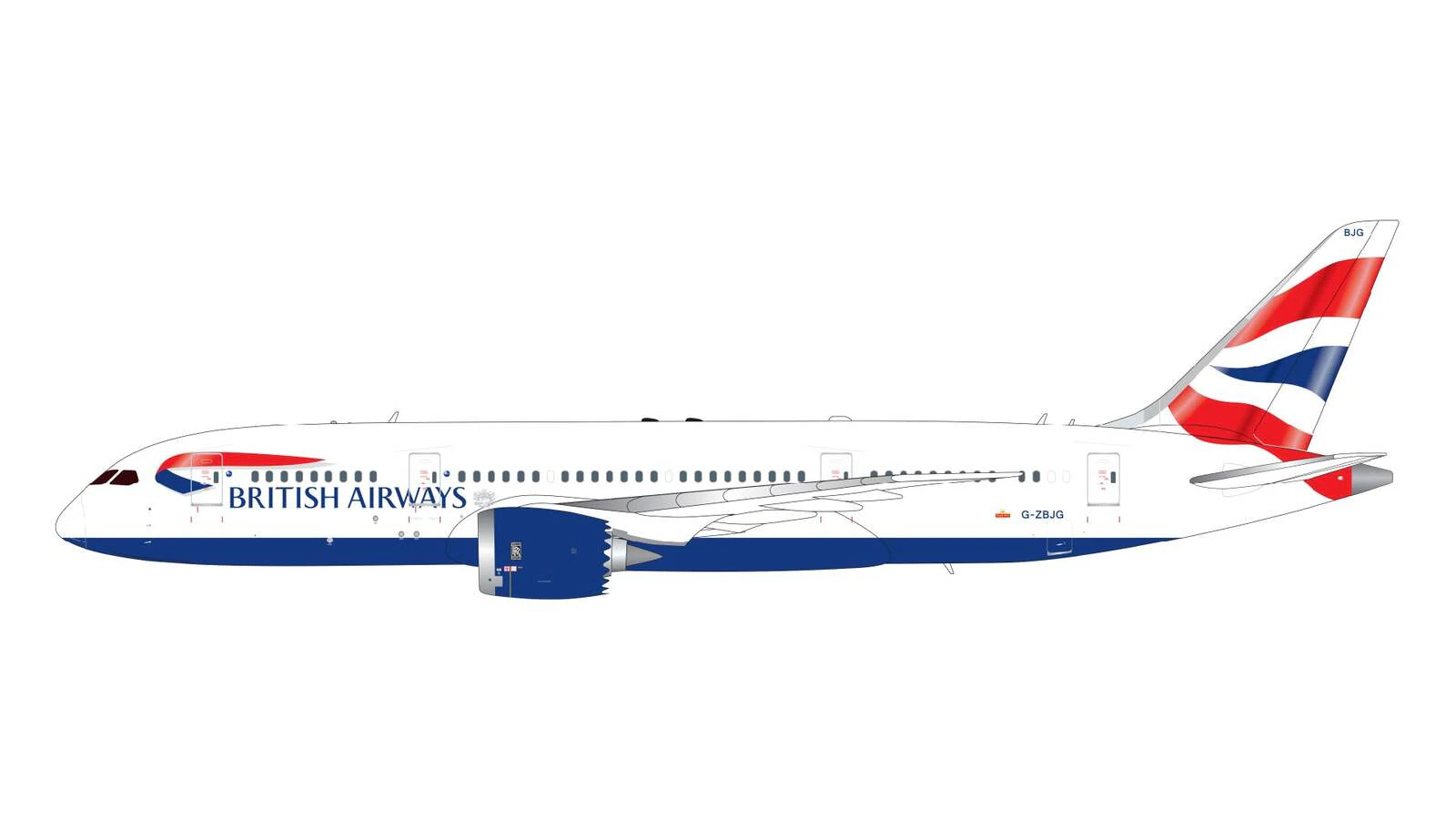 Gemini Jets 1/200 British Airways B787-8 (G-ZBJG)