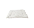 Bedra Sherpa fleece Mattress Topper Single Pillowtop Reversible Cover