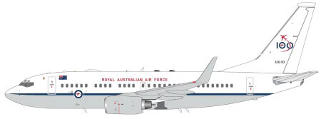 Gemini Jets 1/200 Royal Australian Air Force B737-700S A36-001 RAAF "100 Years" Diecast Aircraft