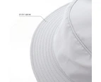 Ocean & Earth Bingin Adult Soft Peak Full Brim Surf Hat Grey