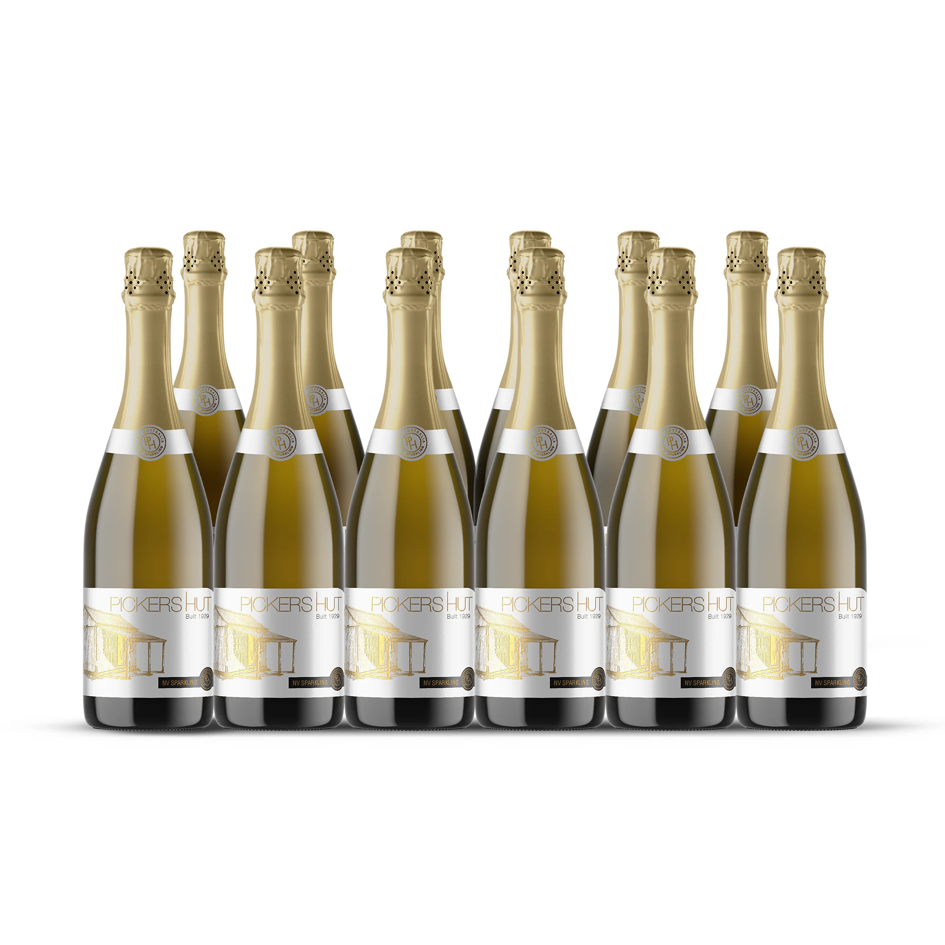 12 Bottles of NV Pickers Hut Sparkling 750ML