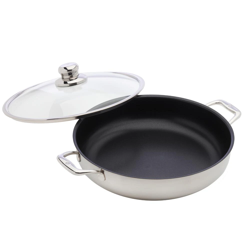 Swiss Diamond XD Non-Stick Clad Chefs Pan with Lid 32cm