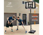 ProPulse Basketball Hoop Stand System Portable 1.36M-3.05M Height Adjustable