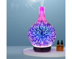 Devanti Ultrasonic Aroma Aromatherapy Diffuser 3D Light Oil Firework Humidifier