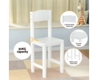 Keezi Kids Table and Chair Set Children Study Play Toys Desk w/ Cabinet Storage