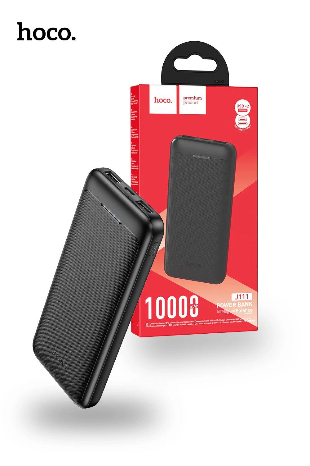 Hoco J111 Fast Smart Charging Power Bank 10000mAh