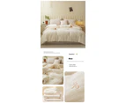 Quilt Fluffy Comforter, Winter Warm Comforters Queen Size Quilt Soft All Season Comforter-Pattern 3