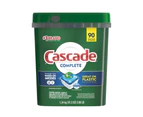 Cascade Complete Dishwashing Tablets 90 Ct Tabs Pods Dishwasher Detergent Clean