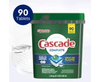 Cascade Complete Dishwashing Tablets 90 Ct Tabs Pods Dishwasher Detergent Clean