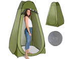 Camping Shower Curtain Changing Room Portable Privacy Case Beach Toilet Carrying Bag Convenient Pop-up Fitting Waterproof and, Green