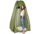 Camping Shower Curtain Changing Room Portable Privacy Case Beach Toilet Carrying Bag Convenient Pop-up Fitting Waterproof and, Green