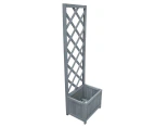 vidaXL Trellis Planter 40x30x135 cm Solid Firwood