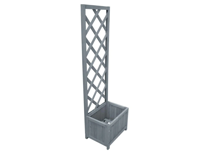 vidaXL Trellis Planter 40x30x135 cm Solid Firwood