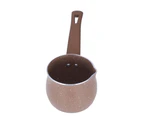 Mini Milk Pan Single Handle 9Cm Diameter Anti Scalding Aluminium Alloy For Home Kitchencoffee