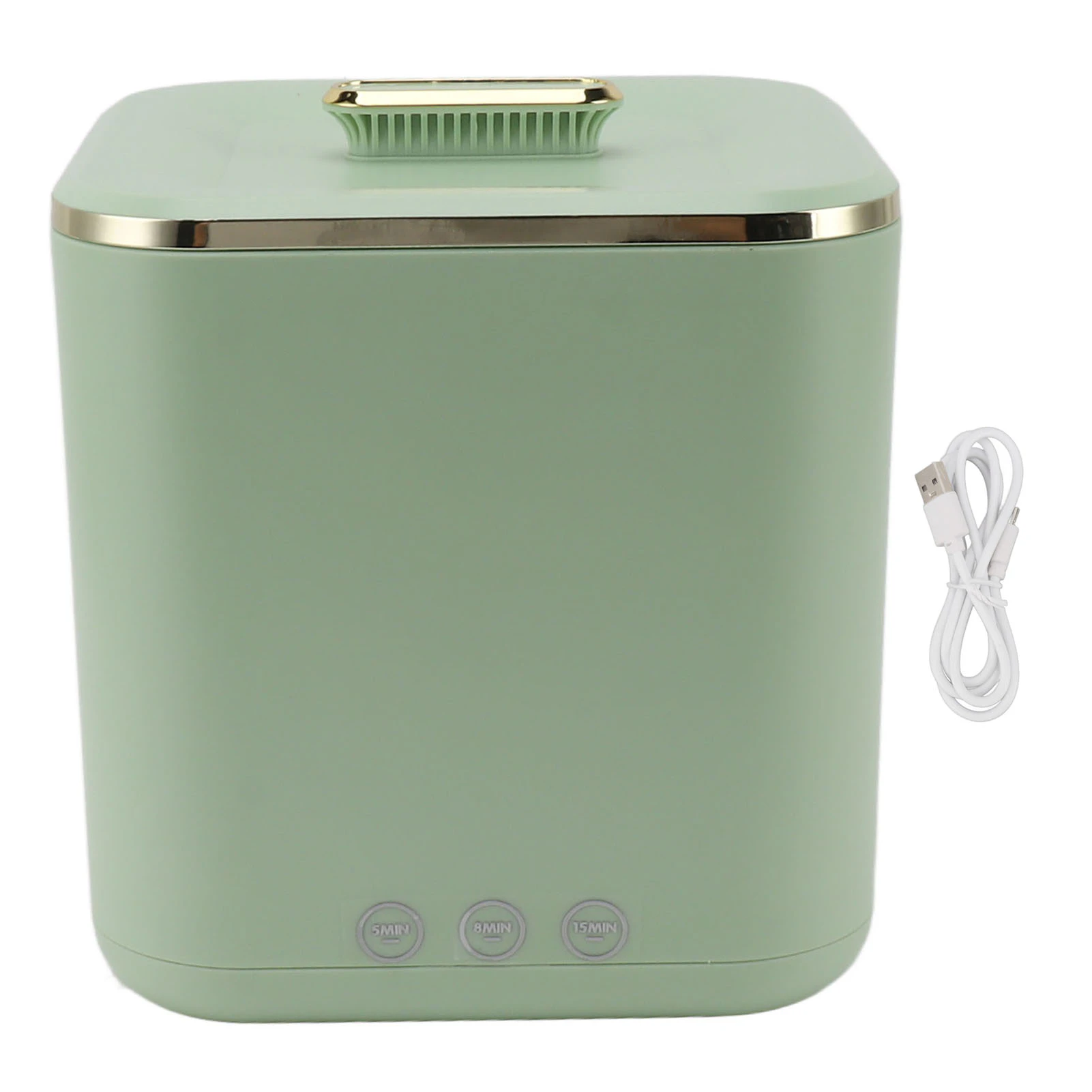 Mini Washing Machine 5L Capacity Safe Efficient 3 Speeds Timing Portable Washer For Underwear  Clothes Socks Green