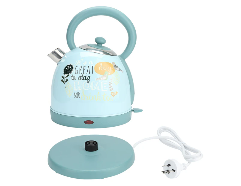 1.7L Large Capacity Beautiful Pattern Electric Kettle Hot Water Heating Kettle Au Plug 220-240V