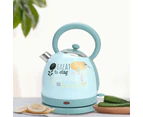 1.7L Large Capacity Beautiful Pattern Electric Kettle Hot Water Heating Kettle Au Plug 220-240V